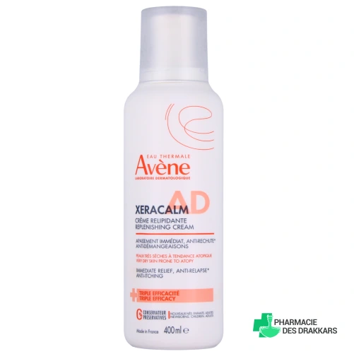 Avène XeraCalm AD Crème Relipidante - Vue 360°