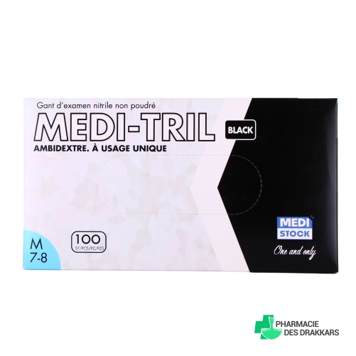 Medi-Tril Gants d'Examen en Nitrile