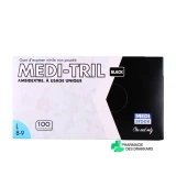 Medi-Tril Gants d'Examen en Nitrile - Vue 360°