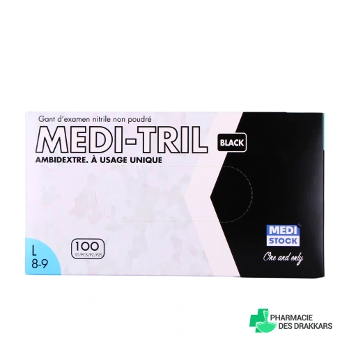 Medi-Tril Gants d'Examen en Nitrile