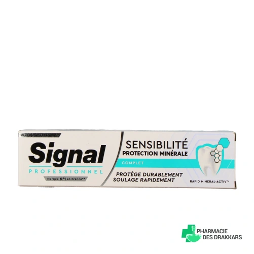 Signal Dentifrice Sensibilité Protection Minérale