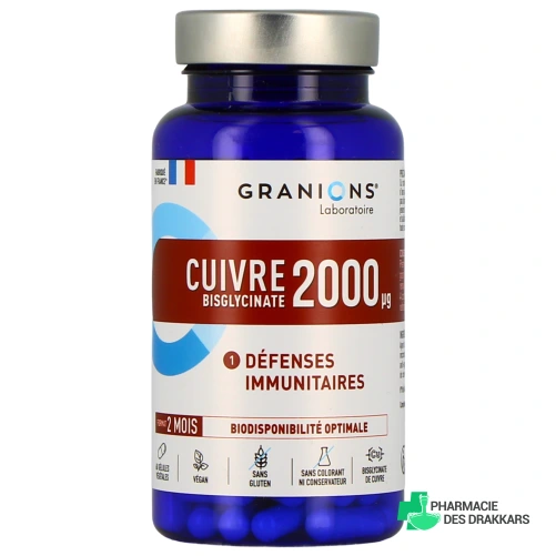 Granions Cuivre défenses immunitaires