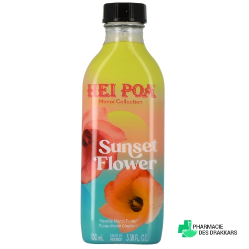 Hei Poa Monoï Collection Sunset Flower