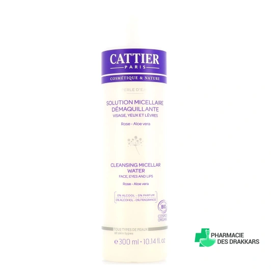 Cattier Solution Micellaire Démaquillante Bio