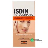 Isdin FotoUltra 100 Active Unify Dépigmentant SPF50+ - Vue 360°