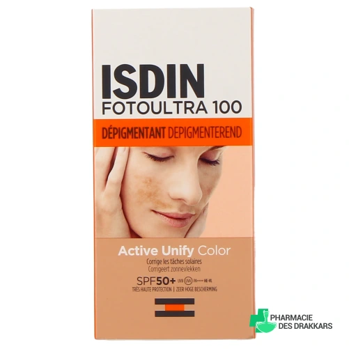 Isdin FotoUltra 100 Active Unify Dépigmentant SPF50+