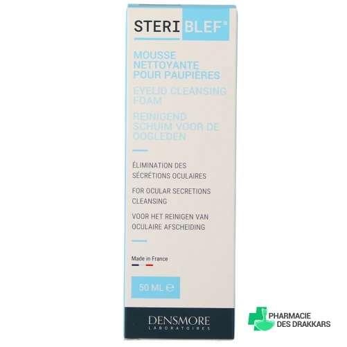 Densmore Steriblef Mousse Paupières et Cils - Vue 360°