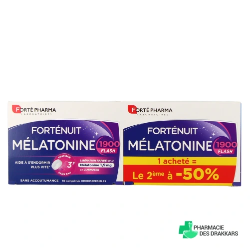 Forté Nuit Mélatonine 1900 Flash