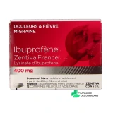 Ibuprofène 400 mg - Vue 360°