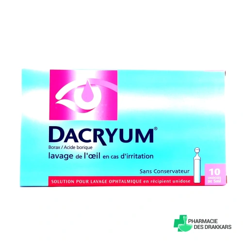 Dacryum Solution pour Lavage Ophtalmique
