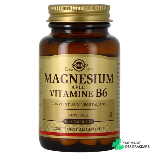 Solgar Magnésium avec Vitamine B6
