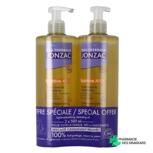 Jonzac Nutritive ATO Huile Lavante Relipidante