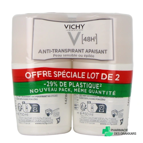 Vichy Déodorant Anti-Transpirant Apaisant 48h