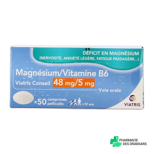 Magnésium Vitamine B6