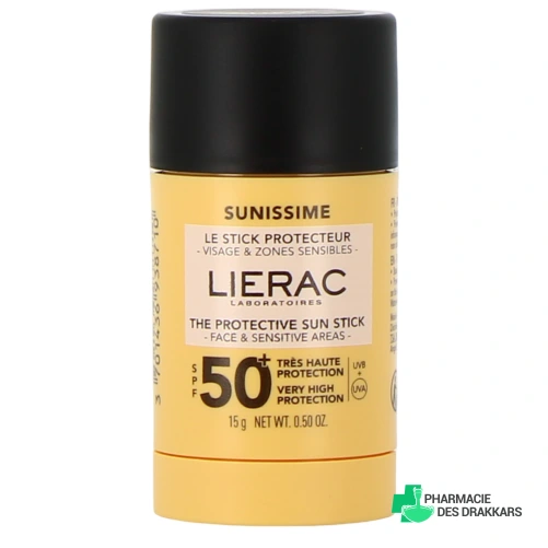 Lierac Sunissime Stick Protecteur SPF50+ Visage et Zones Sensibles