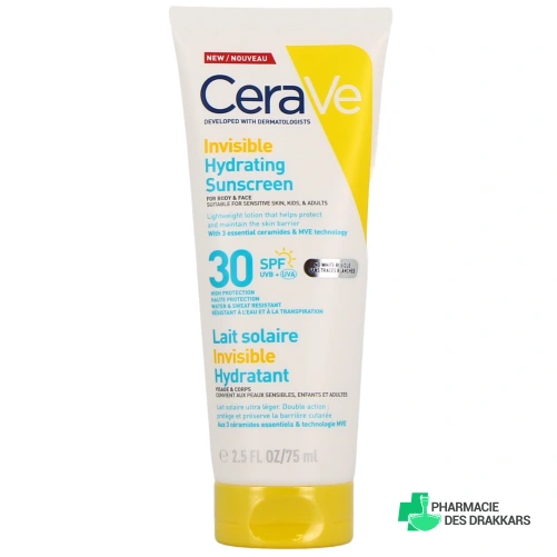CeraVe Lait Solaire Invisible Hydratant