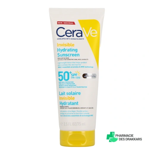 CeraVe Lait Solaire Invisible Hydratant