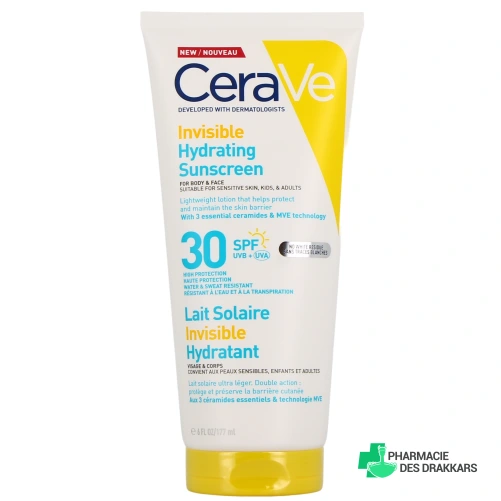 CeraVe Lait Solaire Invisible Hydratant