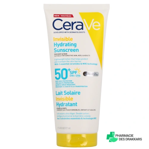 CeraVe Lait Solaire Invisible Hydratant