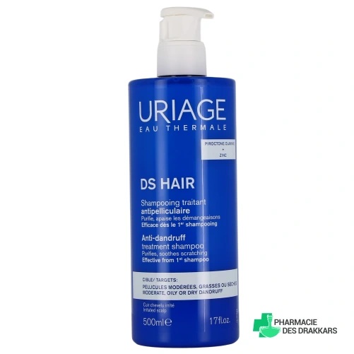 Uriage DS Hair Shampooing Traitant Antipelliculaire - Vue 360°