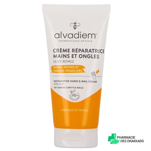 Alvadiem Crème Réparatrice Mains et Ongles - Vue 360°