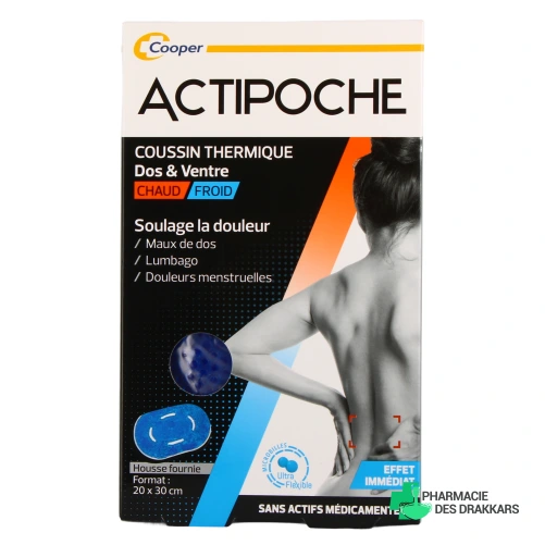 Actipoche Coussin Thermique Microbilles Multi Zones