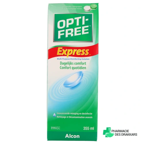 Opti-Free Express Solution Lentilles