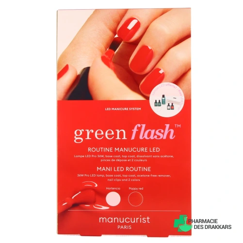 Manucurist Green Flash Kit Vernis Semi-Permanent