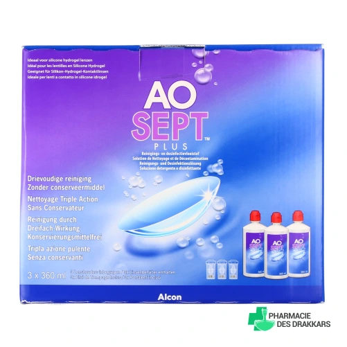 Aosept Plus Solution Lentilles