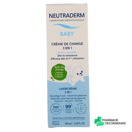 Neutraderm Baby Crème de Change 3 en 1