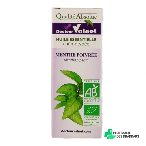 Docteur Valnet Huile Essentielle Menthe Poivrée - Vue 360°