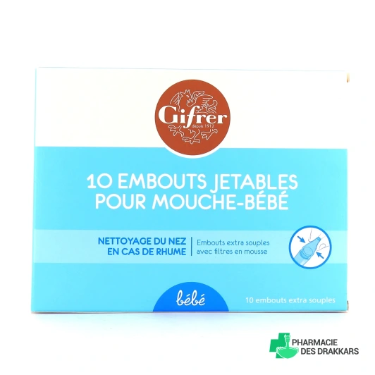 Gifrer Embouts jetables pour mouche bébé Physiologica