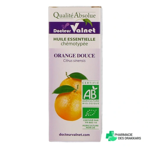 Docteur Valnet Huile Essentielle Orange Douce - Vue 360°