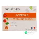 3 Chênes Acérola Vitamine C 500 - Vue 360°