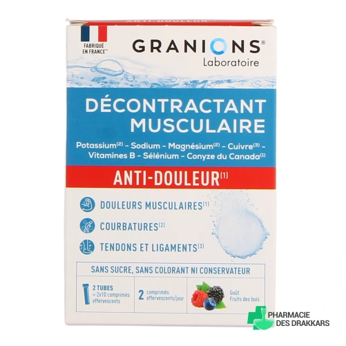 Granions Décontractant Musculaire Anti-Douleur