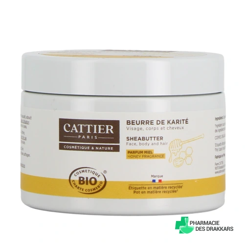 Cattier Beurre de Karité Bio Parfum Miel