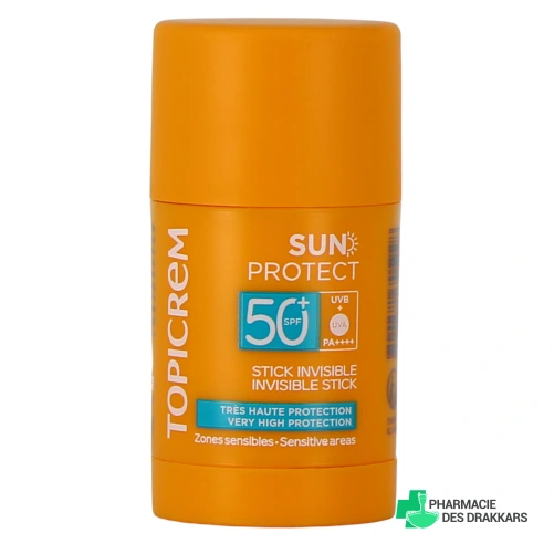 Topicrem Sun Protect Stick Invisible SPF50+ - Vue 360°