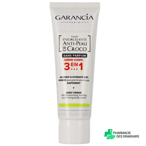 Garancia crème corps anti-peau de croco sans parfum 75ml OFFERT