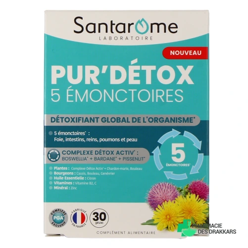 Santarome Pur'Détox 5 Émonctoires - Vue 360°