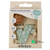 Biolane Attache-sucette en Coton - Vue 360°