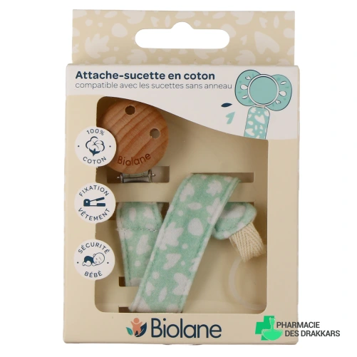 Biolane Attache-sucette en Coton