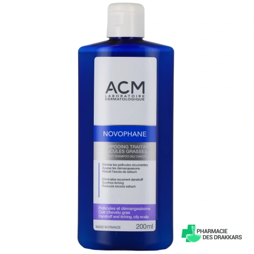 ACM Novophane Shampooing Traitant Pellicules Grasses