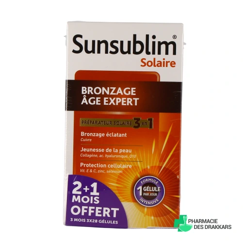 Sunsublim Solaire Bronzage Âge Expert