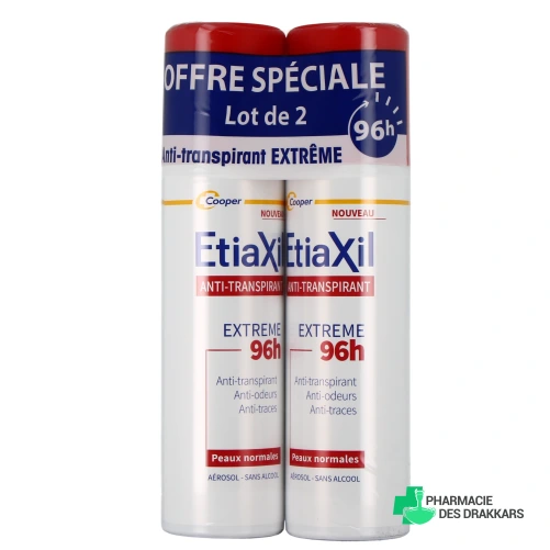Etiaxil Anti-Transpirant Extrême 96h - Vue 360°