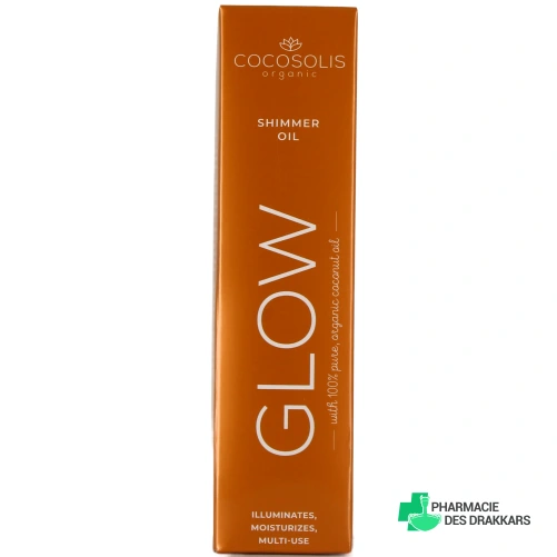 Cocosolis Glow Huile Pailletée - Vue 360°