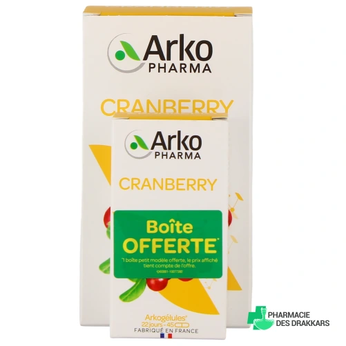 Arkogélules Cranberry - Vue 360°