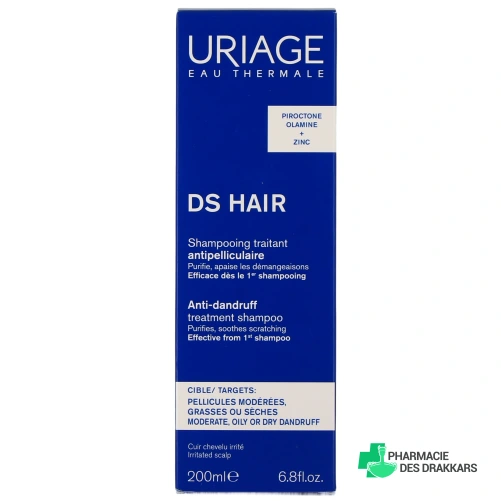 Uriage DS Hair Shampooing Traitant Antipelliculaire - Vue 360°