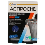 Actipoche Coussin Thermique Microbilles Multi Zones - Vue 360°