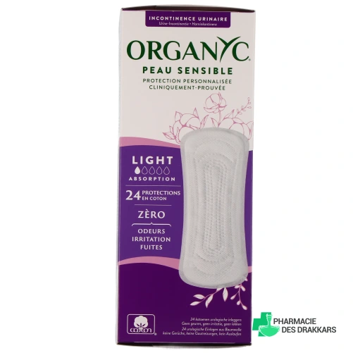 Organyc Protections Fuites Urinaires Bio