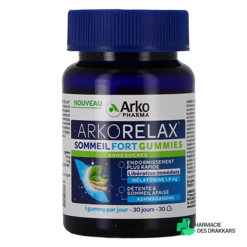 Arkorelax Sommeil Gummies sans sucre